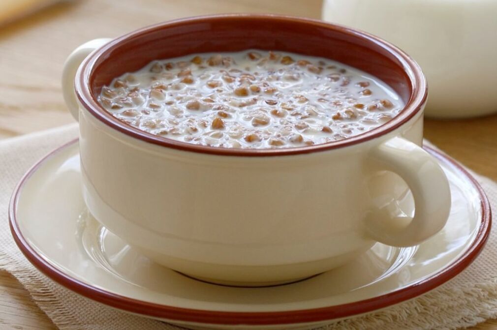 Buchweizen mit Kefir